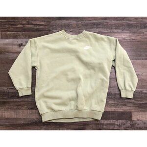 Nike Sportswear Crewneck Sweatshirt Light Green Womens Medium